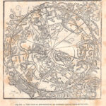 Veduta del Polo australe in una carta del 1559, Costellazione, Zodiaco, 1882