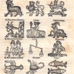 Uno Zodiaco dell'anno 1489, xilografia 1882