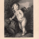 Cupido Bambino da Anton Van Dyck, A.H. Payne, 1840-50