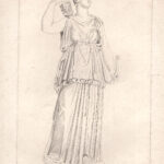 Statua di Diana, Dea della Caccia (Artemide), realizzata tra il 1840 e il 1850.
