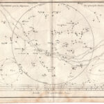 John Flamsteed - Carta celeste o astronomica Planisfero, 1776