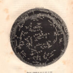 Costellazione del cielo di Maggio, zodiaco, xilografia 1882