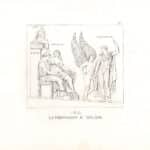 Persuasione di Elena, con Venere, Paride e Amore, acquaforte del 1840-50