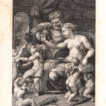 Venere e Vulcano da Giulio Romano, acquaforte del 1840-50