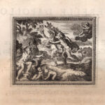 Apollo e Dafne, Metamorfosi di Ovidio, acquaforte del 1676