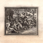 Mercurio e Siringa, Dio Pan, Metamorfosi di Ovidio, acquaforte del 1676