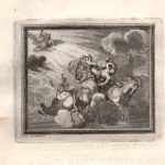 La caduta di Fetonte, Metamorfosi di Ovidio, acquaforte del 1676