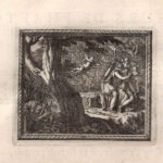 Calisto e Orfeo, Metamorfosi di Ovidio, acquaforte del 1676