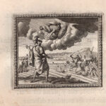 Cadmo e il Dragone, Metamorfosi di Ovidio, acquaforte del 1676