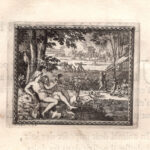 Adamo ed Eva nel Paradiso, Metamorfosi di Ovidio, acquaforte del 1676