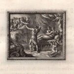 Marte e Venere amanti, Metamorfosi di Ovidio, acquaforte del 1676