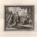 Leucotoe trasformato in albero, Metamorfosi di Ovidio, acquaforte del 1676