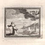 Chelmi trasformata in diamante, Metamorfosi di Ovidio, acquaforte del 1676