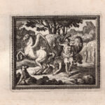 Nascita di Pegaso, Metamorfosi di Ovidio, acquaforte del 1676