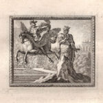 Atlante trasformato in montagna, Metamorfosi di Ovidio, acquaforte del 1676