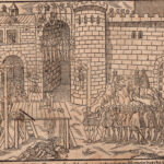 1614 Cosmografia Universale, Massacro dei Cristiani in Francia, decapitazioni