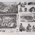Etnografia, popoli e usi dei popoli selvaggi, tribu africa, 1850