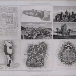 Architettura, Case e piante, Planimetrie di antiche case, 1850