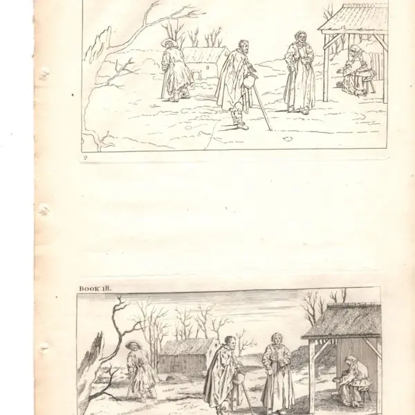 Gerard de Lairesse (1641-1711) principi del disegno paesaggi