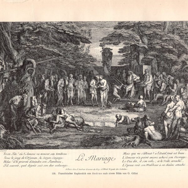 Il matrimonio, stampa erotica