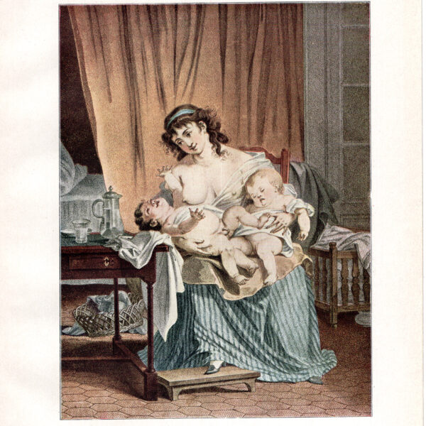 La madre felice, stampa erotica