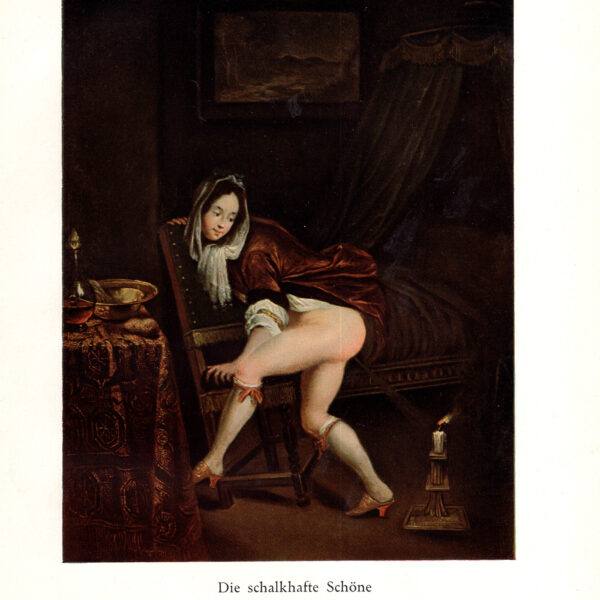 La bellezza maliziosa  Dipinto di Francis V. Mieris