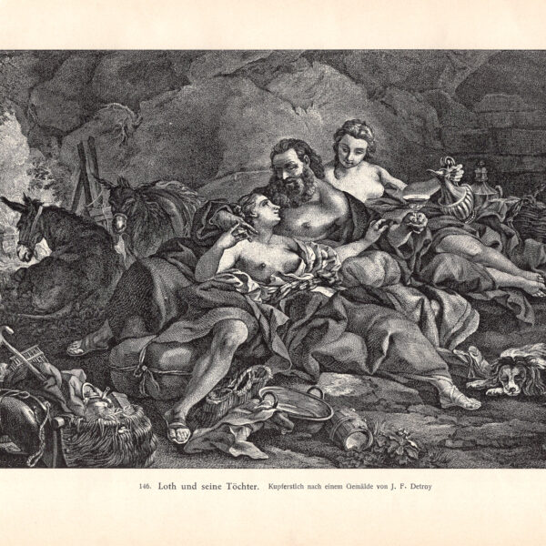 Lot e le sue figlie, stampa erotica