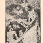 Streghe. Acquaforte spagnola di Francisco Goya stampa erotica