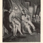 Preparazione per la palla, Gavarni. stampa erotica