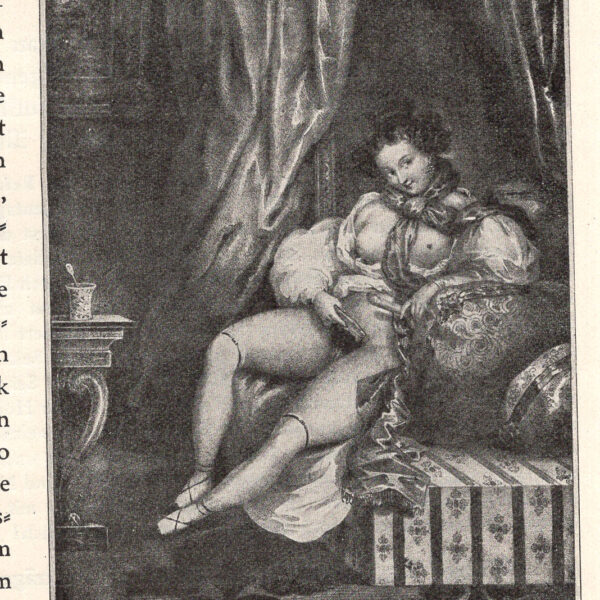 La Toilette di Venere stampa erotica