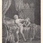 I pericoli del risveglio Da un'immagine di Schall stampa erotica