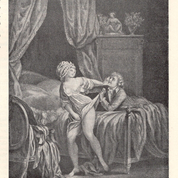 I pericoli del risveglio Da un'immagine di Schall stampa erotica