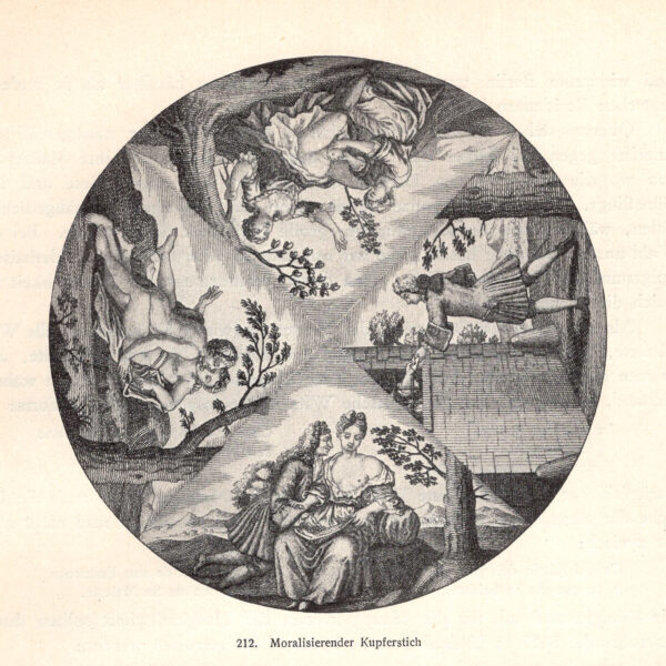 Incisione moraleggiante stampa erotica