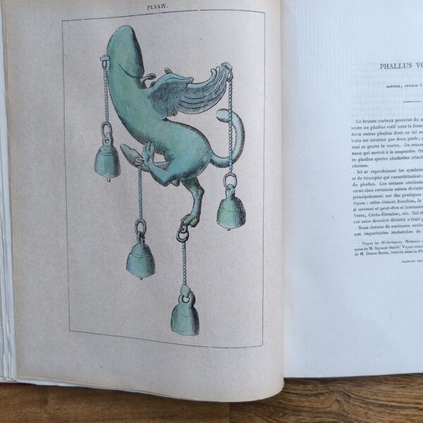 Famin Cesar, Musée royal de Naples, peintures, bronzes et statues érotiques du Cabinet secret, 1836, Paris,