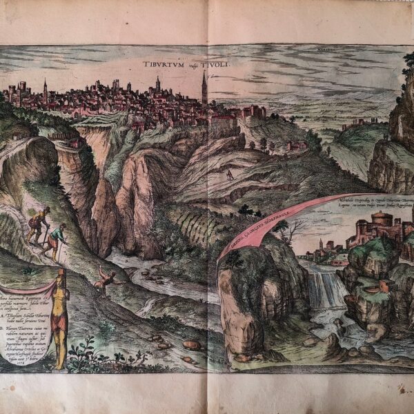 Braun, Georg & Hogenberg, Tibur (Tivoli) da Civitates Orbis Terrarum 1578