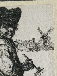 Bambino con giocattolo, da Rembrandt, con intervento artistico di Filippo Mattarozzi - immagine 2