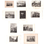 Roma; Audot, Rouargue, Frommel, Finden - Dieci vedute di Roma, del XIX secolo - 1851-1860