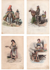 Teodoro Duclere, Usi e costumi di Napoli, 4 acqueforti del 1853