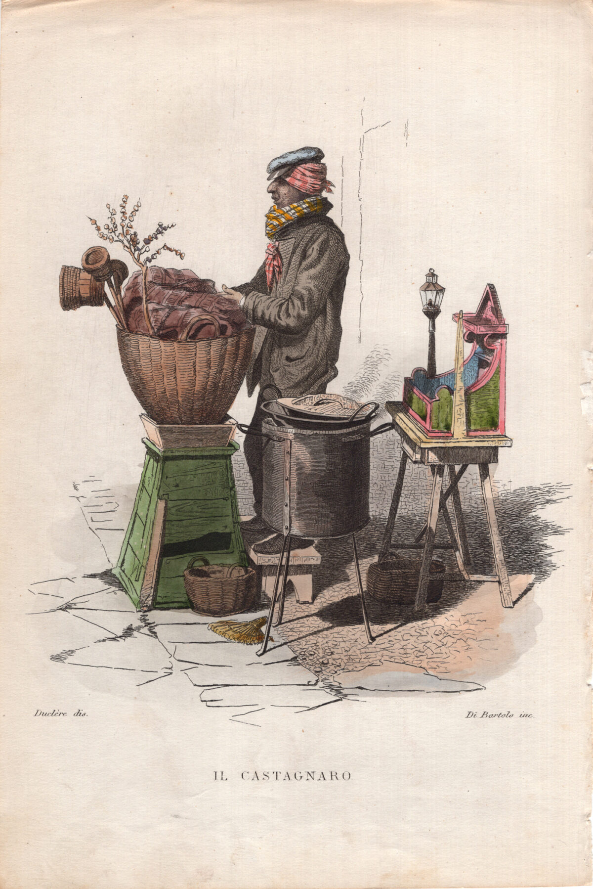 Teodoro Duclere, Usi e costumi di Napoli, 4 acqueforti del 1853 – Image 5