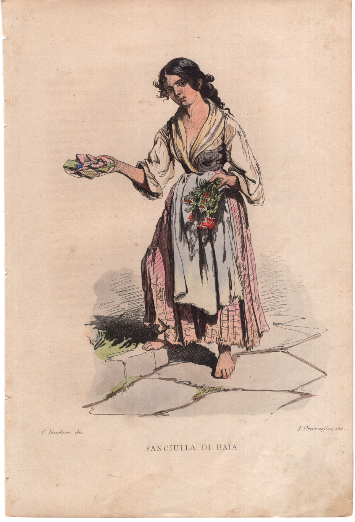 Teodoro Duclere, Usi e costumi di Napoli, 4 acqueforti del 1853 – Image 4