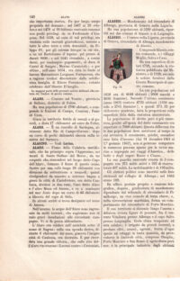 Alassio, stemma civico, acquarellato d'epoca, 1865 - immagine 2