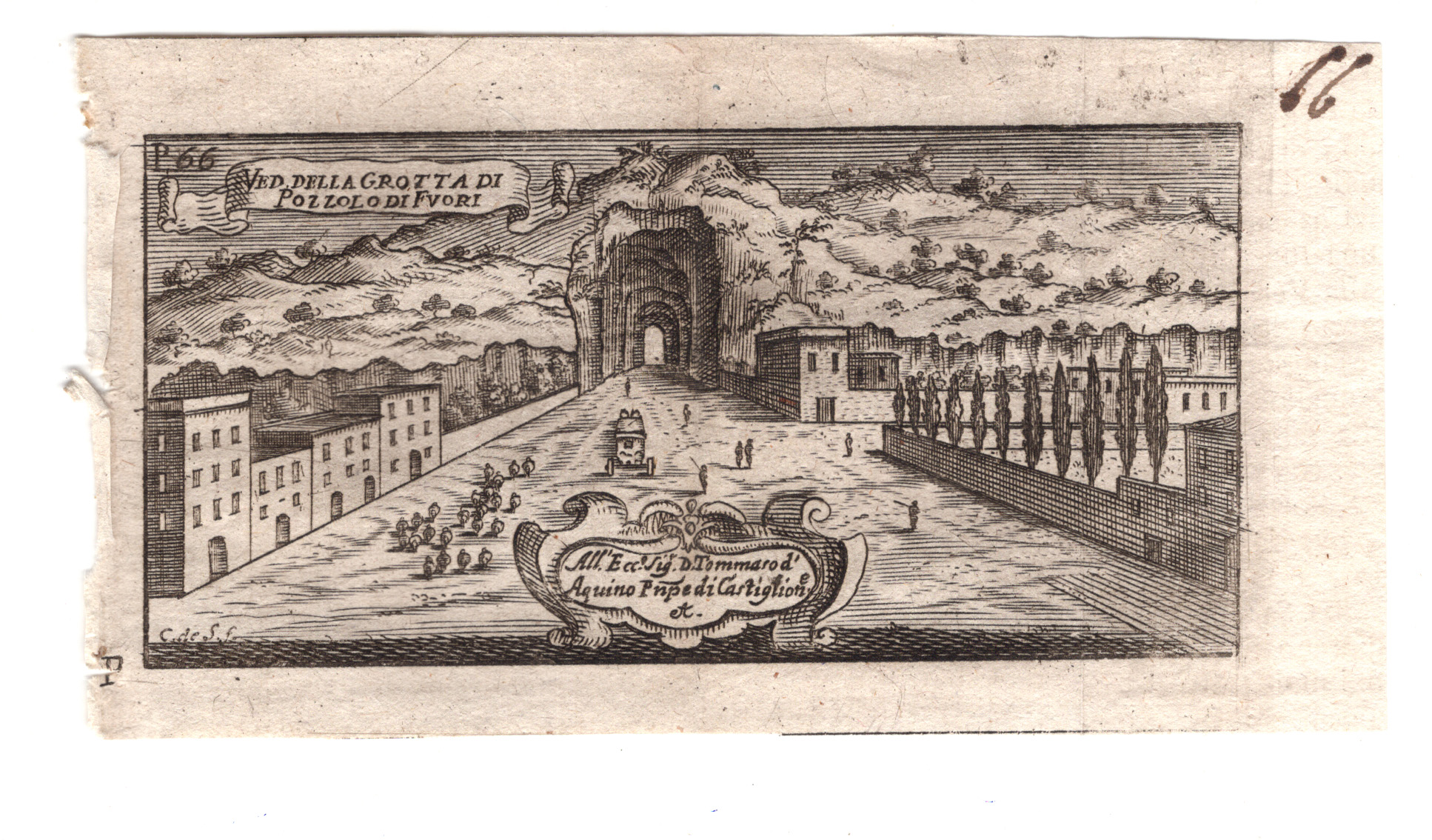 grotta Grotta di Posillipo, Crypta Neapolitana, Campi Flegrei, 1709 - Image 1
