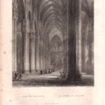 Milano, interno del Duomo, Frommel, 1840