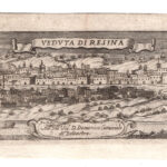 Veduta di Resina, Ercolano, Napoli, 1709