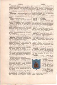 Acerenza, stemma civico, acquarellato d'epoca, 1865 - immagine 2