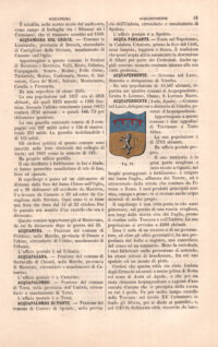 Acquapendente, stemma civico, acquarellato d'epoca, 1865 - immagine 2