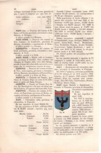 Acqui, stemma civico, acquarellato d'epoca, 1865 - immagine 2